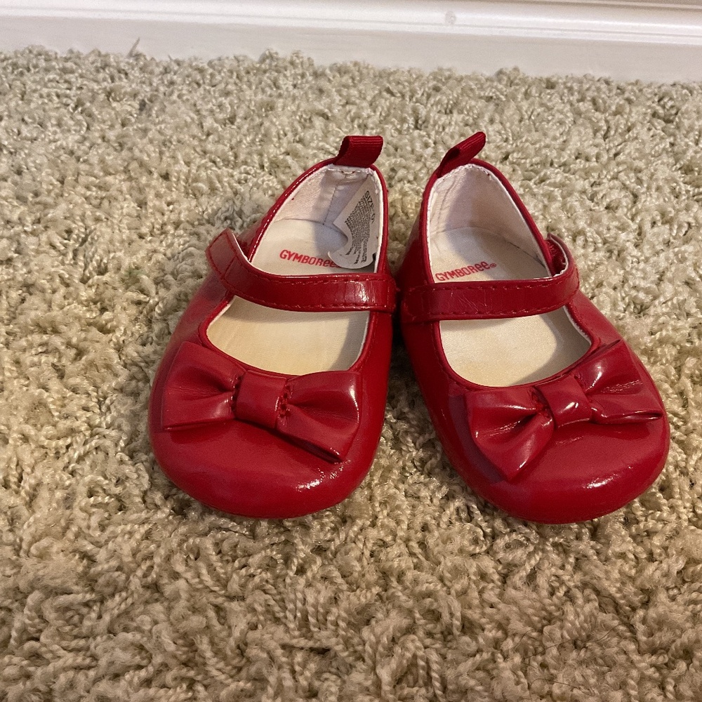 Baby Girl Gymboree Red Patent Shoes